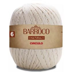 LINHA CIRCULO BARROCO 6 400G NATURAL 0020